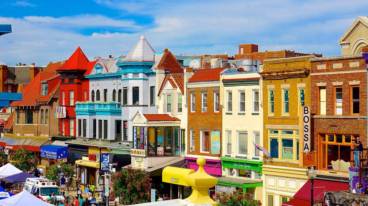 Adams Morgan neighborhood in Washington, DC