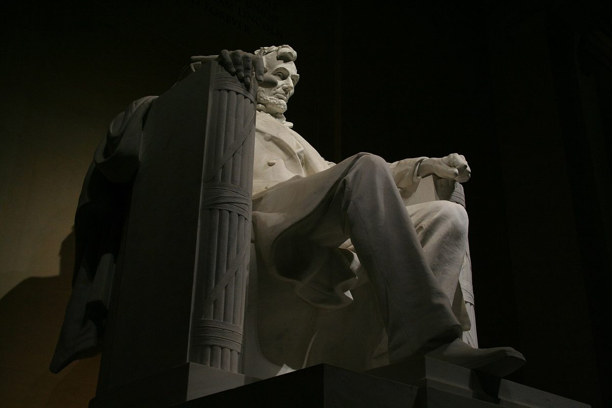 The Lincoln Memorial in Washington, DC
